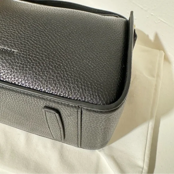 The Horse Clementine Bag Black Pebbled with Gold Hardware - Picture 9 of 14